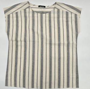 Short sleeve linen top
